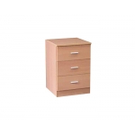 3 drawers bedside